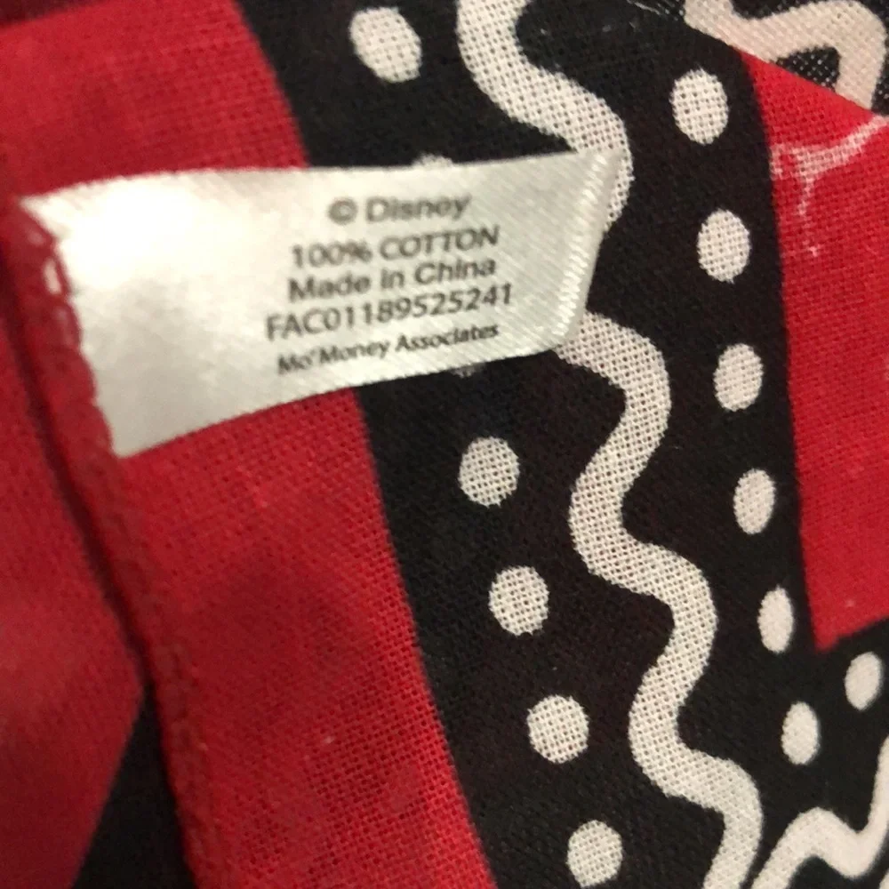 Disney Mickey & Minnie Pirate Skull Print Scarf NWOT